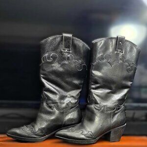 Authentic Rockport Leather Cowboy Boots